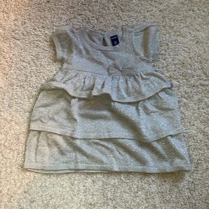 Old Navy girls tiered sparkle dress size 3 to 6 months